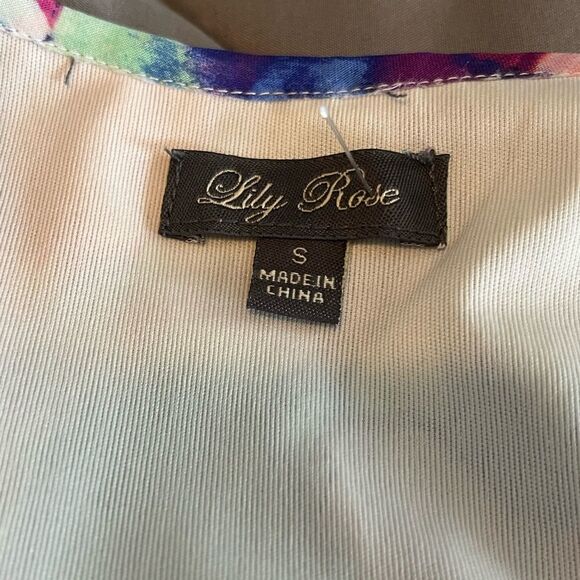 🎄Lily Rose High Low Floral Sleeveless Keyhole Dress - Picture 8 of 12